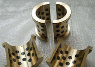 Cylinder Flanged Cast Bronze Bearings With Solid Lubricant Plugs