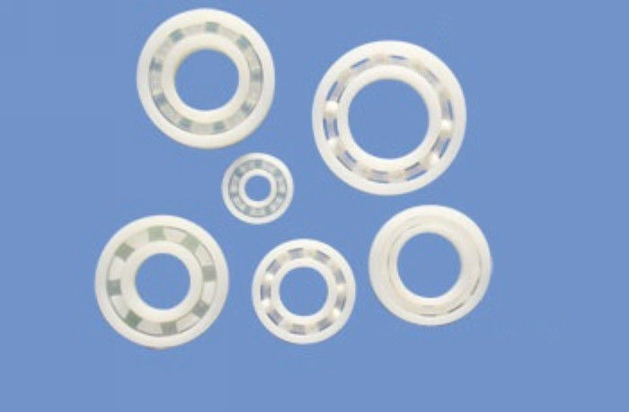 Anti Alkali / Anti Acid UPE Plastic Plain Bearings With Glass Stainless Or Ceramic Balls