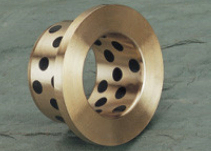 Hydraulic Cylinder Cast Bronze Bearings / Casting Solid Lubricant Bearings