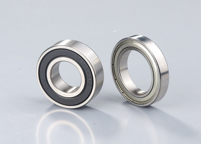 Deep Groove double row ball bearing With Snap Ring Groove / Steel Sheet Or Brass Cages