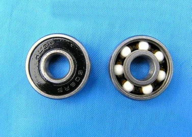 Hybrid Construction Ceramic Ball Bearings , GCr15, AISI440C, 316, 304 For Inner &amp; Outer Ring