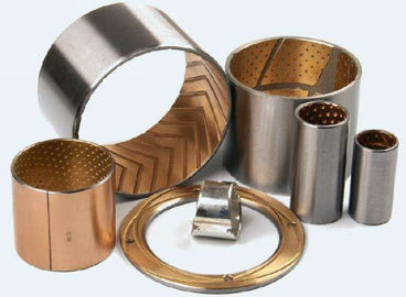 Carbon Steel TOB Bi Metal Bearings / CuPb24Sn Steel Bushings