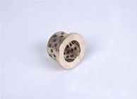 Hydraulic Cylinder Casting Bronze Flange Bearing With Solid Lubricant