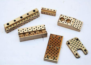 Tin - Copper Cast Bronze Bearings Slide Block Anti Abrasion For Transportation Machines