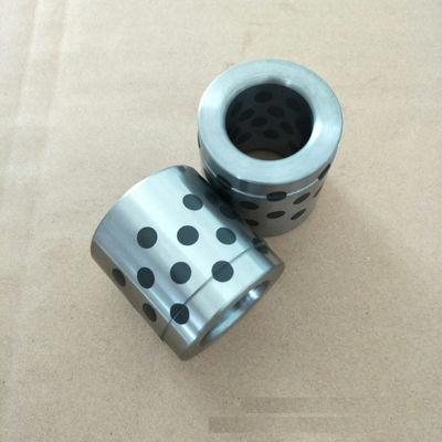 Graphite Plugged CNC Cast Bronze Bearings High Load Capacity