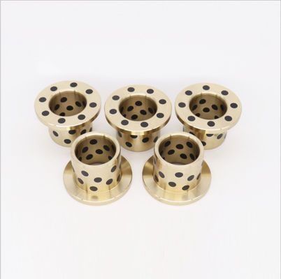 C86300 SAE430B Manganese Bronze Flange Bushings Solid Lubricant Centrifugal Casting