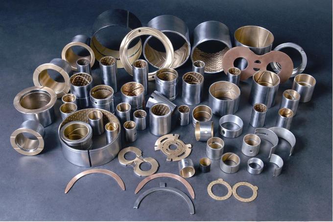 Low Carbon Steel Bi Metal Bearings Tin - Lead - Bronze Alloy For Transmission Gear Box 1