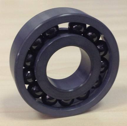 Full Complement Balls Ceramic Plain Bearings Si3N4 For High Speed Circumgyration 0