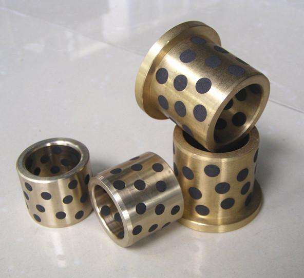 Hydraulic Cylinder Cast Bronze Bearings / Casting Solid Lubricant Bearings 1