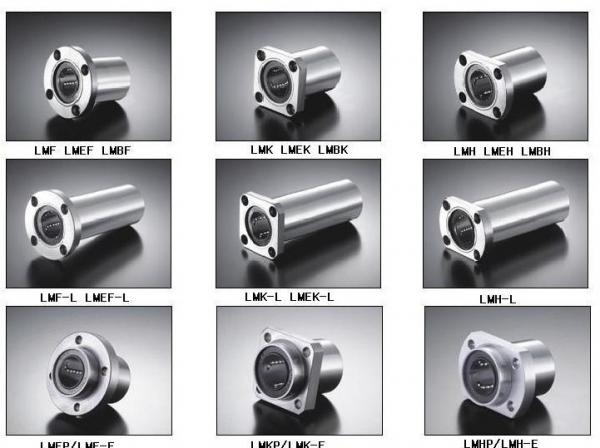 Flanged Precision Linear Bearings -LMEF Series Miniature Linear Bearings 0