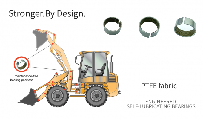 PTFE fabric self-lubricating bearings