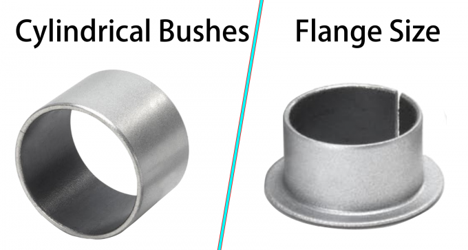 cylindrical bushes and flange size